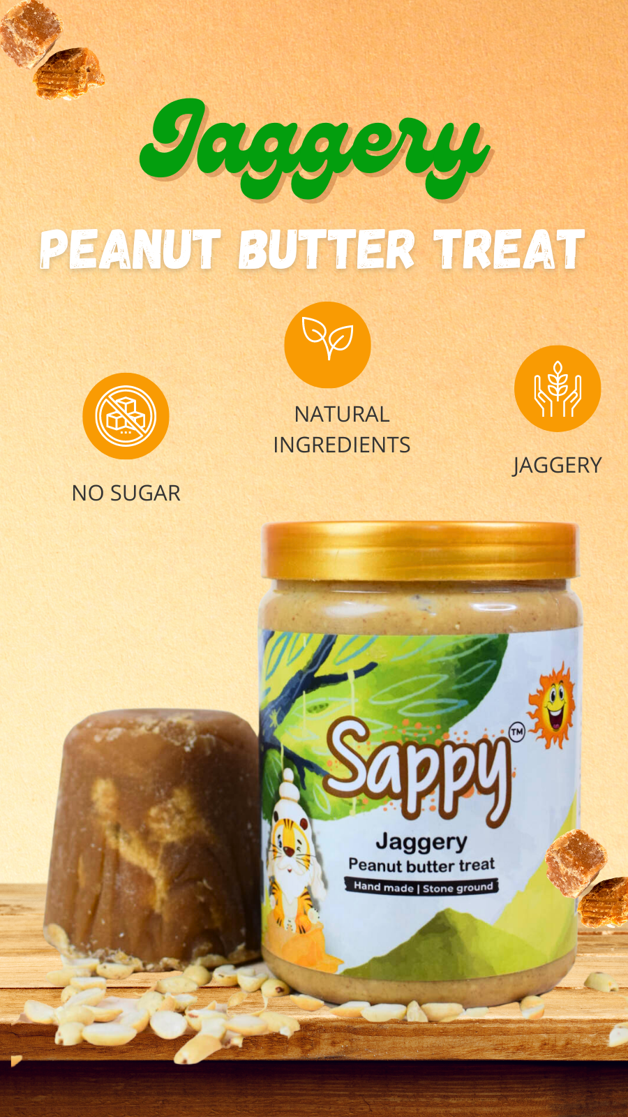 Jaggery Peanut Butter Treat