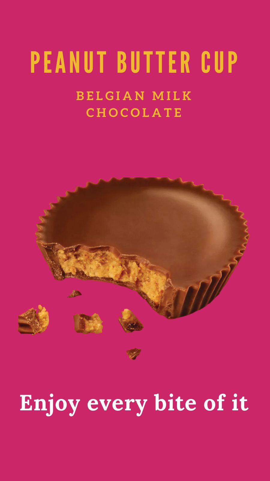 Peanut Butter Cup with Belgian Milk Chocolate